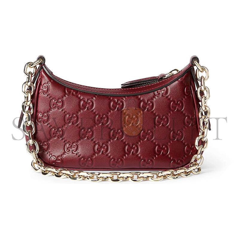 GUCCI GG EMBLEM MINI SHOULDER BAG 847091 (19*12*4cm) GUCCI GG EMBLEM MINI SHOULDER BAG 847091 (19*12*4cm)
